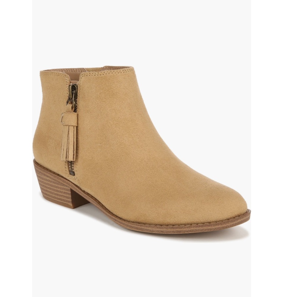 Zodiac Val Western Zip Bootie Desert Tan Color Women’s Size 8.5